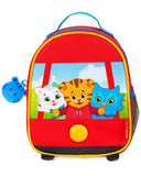 Skip Hop x Daniel Tiger Mini Toddler Backpack, Preschool Ages 1 - 4, Trolley Friends