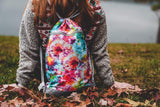 Skog Å Kust GymSak | Patented 2 - in - 1 Drawstring Cinch Bag with Removable Waterproof Dry Bag | Red