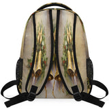 Skonsati Golden Bell Large Backpack Fashion Travel Backapck for Business Women Men Casual Laptop Bag Waterproof Lightweight Cool Backpacks