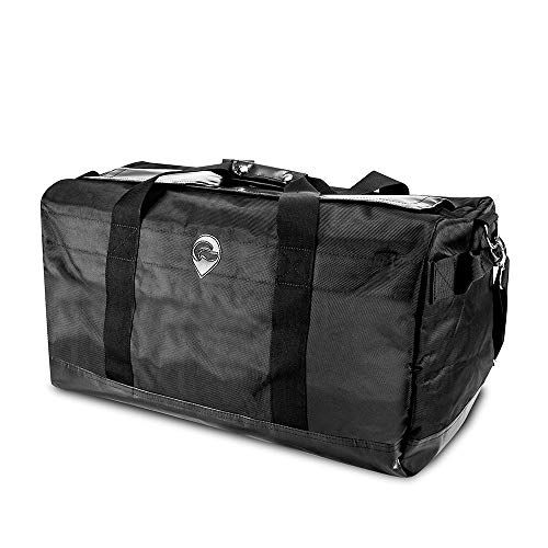 Skunk Medium Midnight Duffel - Smell Proof - Water Proof - Hydroponics (Black) | Backpacks4Less