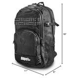 Skunk Nomad Skaters Backpack - Smell Proof - Water Proof - With Combination Lock (Black)