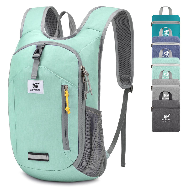 SKYSPER 10L Hiking Backpack Small Foldable Daypack Packable Lightweight Hiking Daypack Travel Day Pack for Women Men