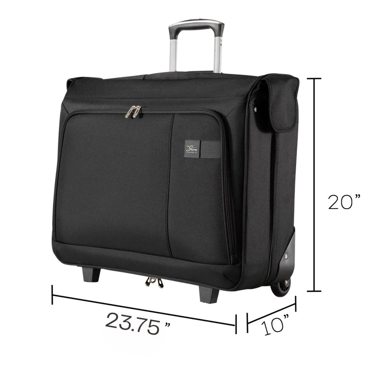 Skyway Sigma 7.0 Rolling Garment Bag – Wrinkle - Free Suit Bag with Wheels, Durable Travel Bag for Suits, Dresses & Garment Organization