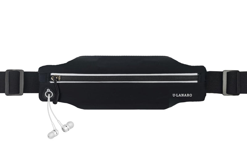 Slim Running Belt Fanny Pack for Men Women, Running Phone Holder Runners Pouch Waist Pack for Workout, Money Belt, Running Gear Accessories [Fits ALL Phones]