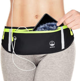 Slim Running Belt Fanny Pack for Women Men, Jogging Pouch Waist Pack Money Belt Bag Phone Holder for Running Hiking Traveling