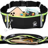 Slim Running Belt Fanny Pack for Women Men, Jogging Pouch Waist Pack Money Belt Bag Phone Holder for Running Hiking Traveling