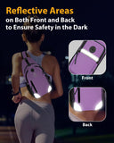 Sling Backpack for Women & Men, Crossbody Travel Bag with Water Bottle Holders, 17 Pockets, Quick - Access Phone Pocket, Hidden Security Pocket, Fits 11" Tablet, for Daily Carry, Travel, Theme Parks
