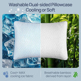 Small Cooling Memory Foam Pillow for Travel & Camping, Compressible Adjustable Pillow for Medium Firm Neck Knee Lumbar Support,Washable, Ideal Sleeping, Car, Airplane, Toddler & Backpacking, Gifts