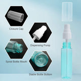 Small Pump Bottles 1 oz Travel Size Leakproof Pump Bottles for Lotion, Shampoo , Essential Oil and Other Toiletries with Bottle Label