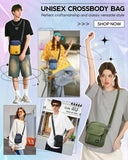 Small Side Shoulder Bag Crossbody Bag For Men, Yellow Anti - Theft Waterproof Shoulder Backpack Sling Chest Crossbody Bag Cover Pack Rucksack Bicycle Sport