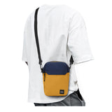 Small Side Shoulder Bag Crossbody Bag For Men, Yellow Anti - Theft Waterproof Shoulder Backpack Sling Chest Crossbody Bag Cover Pack Rucksack Bicycle Sport
