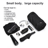 Small Sports Gym Bag Workout Lightweight Duffel Bags for Men and Women Black X - Small