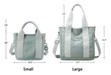 Small Tote Bag with Zipper Tote Bag for Women Canvas Crossbody Bag Shoulder Bag Satchel Hobo Bag Messenger Bag 2025