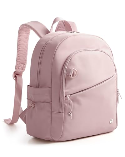 Smasrob Women Mini Backpack with Wet Pocket and RFID Blocking Pocket, Small Backpack Purse for Gym, Work, College or Travel, Pink | Backpacks4Less