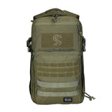Snacam Military Tactical Backpack for Men, Molle Army Rucksack Pack, Bug Out Bag, Laptop Compartment, 30L (Green)