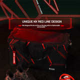 Sneaker Bag for Travel/Sneakerhead gift, A Multi - functional Travel Duffel Bag with 3 Adjustable Dividers, & Shoulder Strap,Made of Nylon, Krone Kalpasmos Signature Edition, Future Red