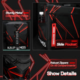 Sneaker Bag for Travel/Sneakerhead gift, A Multi - functional Travel Duffel Bag with 3 Adjustable Dividers, & Shoulder Strap,Made of Nylon, Krone Kalpasmos Signature Edition, Future Red