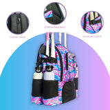 Softball bag with Separate Cleat Compartment - Durable Baseball Equipment Bag with Fence Hook - Trendy Softball Backpack - Softball and Baseball Bat Bag - Adult Softball and Baseball Bag