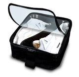 SoleGuardian XXL Sneaker Travel Case – U.S. Brand – Clear Waterproof Lid, Adjustable Dividers – Soft Bag Organizer for up to 4 Pairs of Casual, Athletic, Golf & Sports Shoes, Gift for Men & Women (3)
