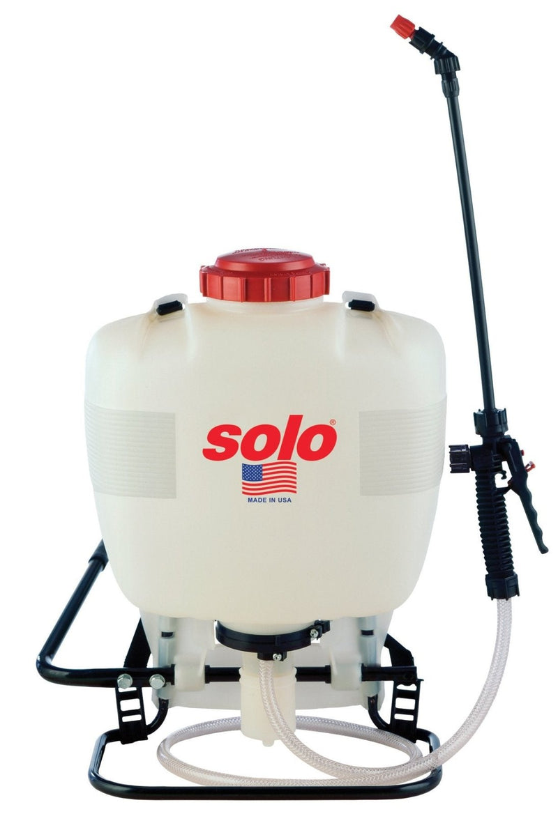 SOLO 425 4 - Gallon Piston Backpack Sprayer, Wide Pressure Range up to 90 psi