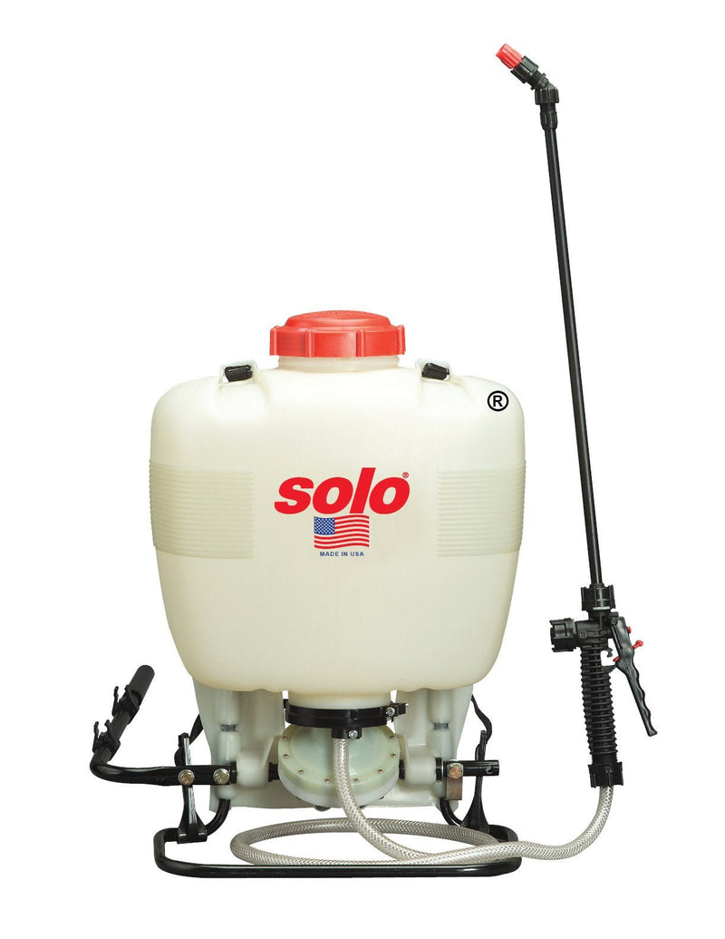 SOLO 475 - B BACKPACK SPRAYER, 4 GALLON, DIAPHRAGM - BLEACH RESISTANT