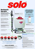 Solo 475 - B - DELUXE 4 - Gallon Professional Backpack Sprayer