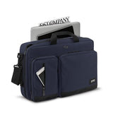 Solo New York Duane Hybrid Briefcase 15.6” Laptop Bag w/Tablet Pocket, Removable Shoulder Strap and Hideaway Backpack Straps