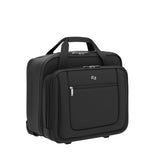 Solo New York Rolling Case with Wheels - Roller Laptop Bag, Wheeled Briefcase for Women & Men, Carry On Size for Travel, Fits 17.3" Computer - Bryant, Black