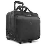 Solo New York Rolling Catalog Case with Wheels - Roller Laptop Bag, Wheeled Briefcase for Women & Men, Carry On Size for Travel, Fits 17.3