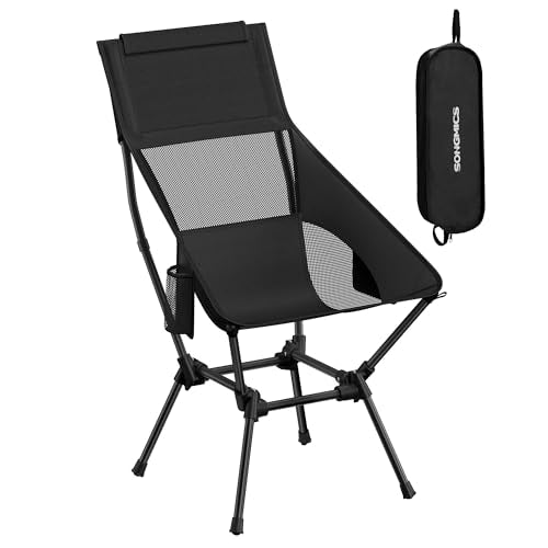 SONGMICS Lightweight Backpacking Chair, Adjustable Height, Steel Frame | Backpacks4Less