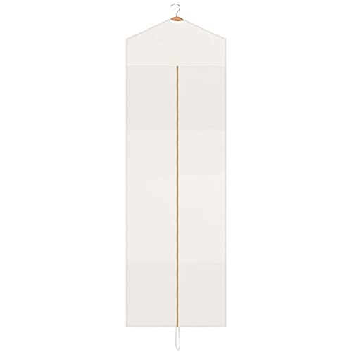 Sotiff Cotton Dress Garment Bags for Long Gowns Long Dress Travel Breathable Foldable Storage Bag Dust Proof(White,70 x 23.6 Inch) | Backpacks4Less