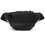 SOWHUP Tactical Fanny Pack,Military Waist Bag Pack with U.S Patch Utility Hip Belt Bumbag for Outdoor Fishing Hiking (Black(4 Zipper Pockets))