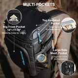 SPARTER Backpack Cooler Insulated Leak Proof 49 Cans, 2 Insulated Compartments Thermal Bag, Portable Lightweight Beach Travel Camping Lunch Backpack for Men and Women