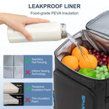 SPARTER Backpack Cooler Insulated Leak Proof 49 Cans, 2 Insulated Compartments Thermal Bag, Portable Lightweight Beach Travel Camping Lunch Backpack for Men and Women
