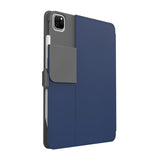 Speck Case for iPad Pro 4th Generation 11 Inch - Drop & Camera Protection, Slim Multi Range Stand, Apple Pencil Holder - Arcadia Navy/Moody Grey