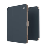 Speck iPad Pro 4th Generation Case - Hard Back Case for Apple iPad Pro 11 - inch (2022) - Slim Multi Range Stand, Apple Pencil Holder, Drop Protection, Camera Shield - Balance Folio Almond Milk/Mocha