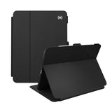 Speck New iPad Pro 11 Inch Case (2024 Model, 5th Gen) - with Pencil Holder, Drop & Camera Protection, Slim Multi Range Stand, Balance Folio, No Auto/Sleep Wake Function - Black/Black/White