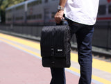 Speck PortPack Notebook Shoulder Bag for Laptops up to 15 Inches - Speakeasy Gray Pinstripe (NBAG - PORT15 - PINGRY)