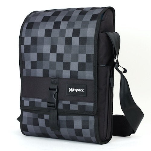 Speck PortPack Shoulder Bag for 15 - Inch Notebook or MacBook Pro 15 (NBAG - PORT15 - PXLGRY)