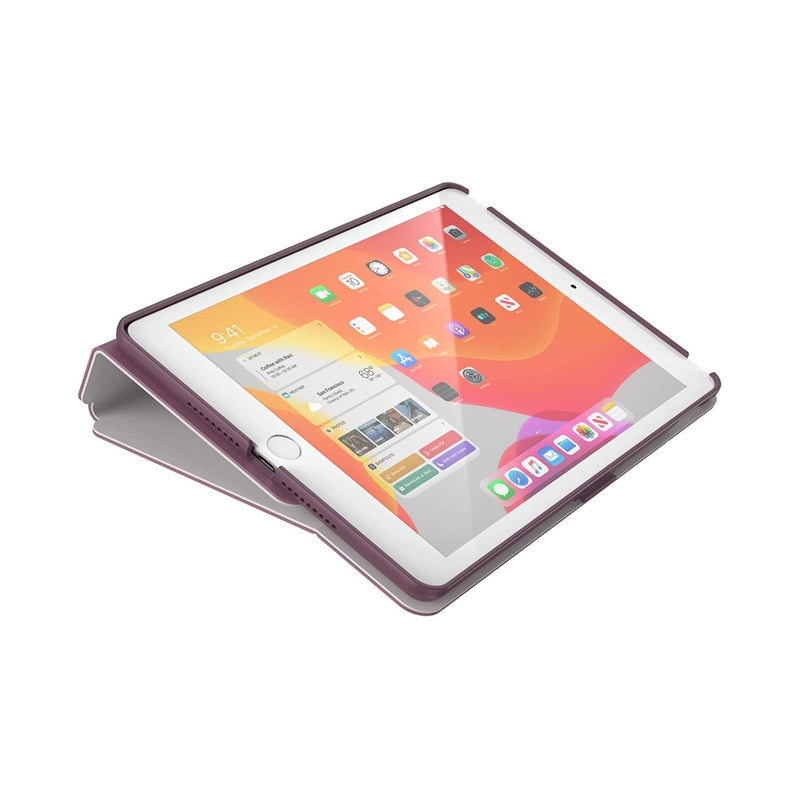 Speck Products BalanceFolio iPad 10.2 Inch Case and Stand, Fits Gen 7 ( 2019)/ 8 (2020)/ 9 (2021), Plumberry Purple/Crushed Purple/Crepe Pink