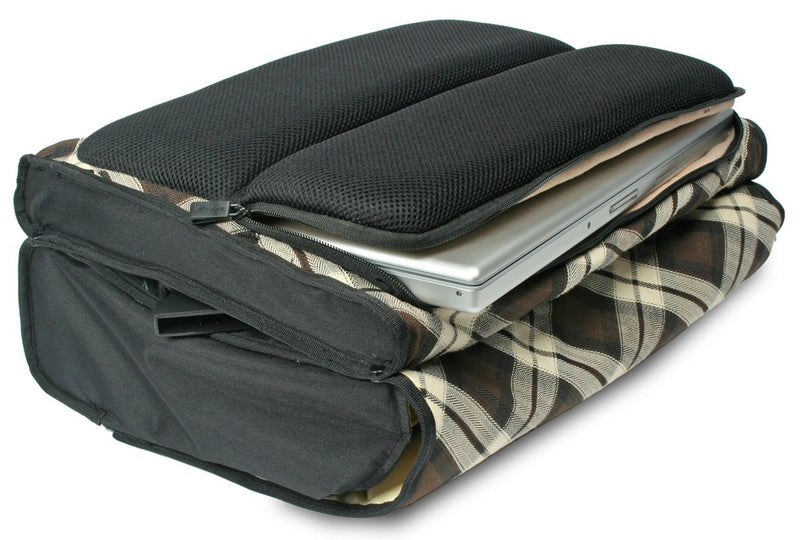 Speck Products CorePack Notebook Messenger Bag for Laptops up to 15 Inches (Coffee House Brown Plaid)