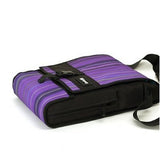 Speck Products PortPack Notebook Shoulder Bag for Laptops up to 15 Inches in Velocity Plum Stripe, NBAG - PORT15 - STRPLM
