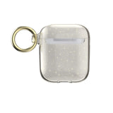 Speck Products Presidio Clear Airpods 2nd/1st Generation Case, Clear with Gold Glitter/Clear