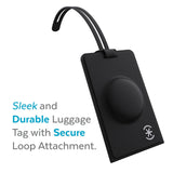 Speck Products Presidio Luggage Tag Pro Air Tag Holder, Black/Black/White
