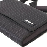 Speck TuckPack Messenger Bag for 15 - Inch Macbooks - Speakeasy Gray Pinstripe (NBAG - TUCK15 - PINGRY)
