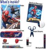 Spiderman 16" Backpack Set - Notebook, Pencil, More | School Supplies Bundle