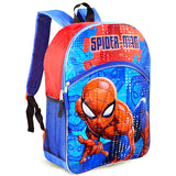 Spiderman 16" Backpack Set - Notebook, Pencil, More | School Supplies Bundle