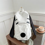 Splendrive Aesthetic Kid Backpack Cute Funny Dog Daypack Large Big Capacity Backpack Gift for Kid