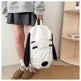 Splendrive Aesthetic Kid Backpack Cute Funny Dog Daypack Large Big Capacity Backpack Gift for Kid