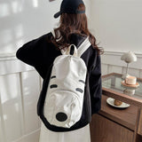 Splendrive Aesthetic Kid Backpack Cute Funny Dog Daypack Large Big Capacity Backpack Gift for Kid